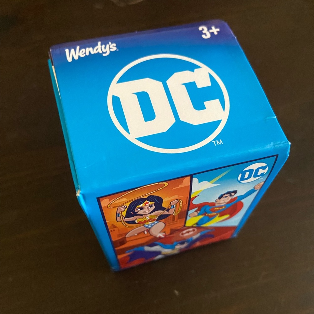 Wendy’s DC mini figures mystery box toy